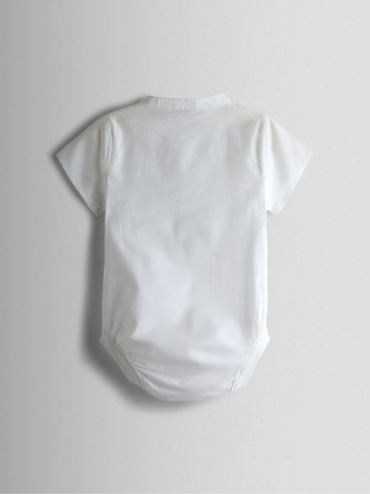 JoJo Maman Bébé Natural 2-Piece Grandad Shirt &amp; Shorts Set