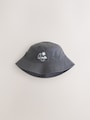 Black/Tan Palm Tree Bucket Hats 2 Pack (3mths-13yrs) - Size 1-2 Years (80-92cm)