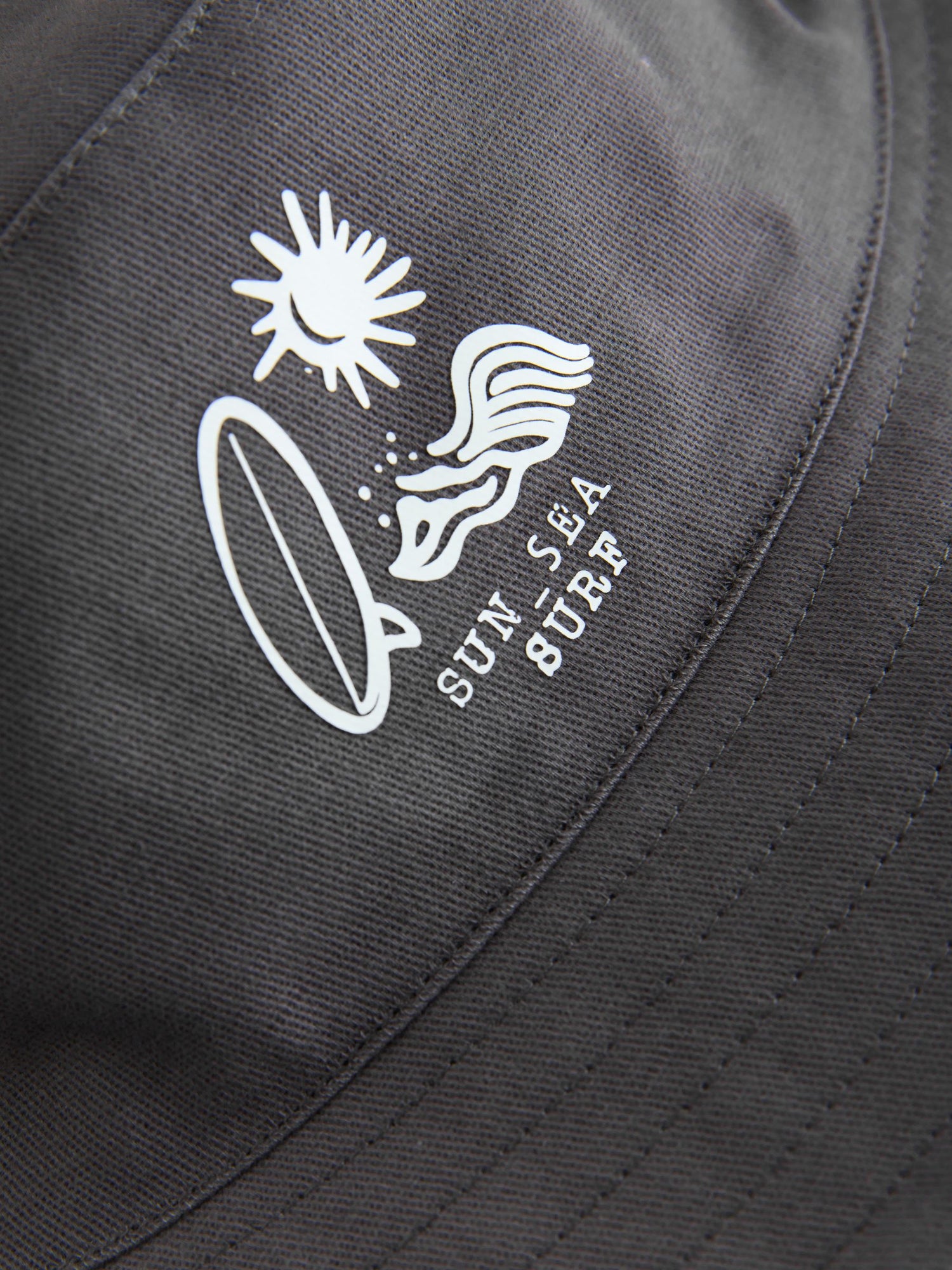 Black/Tan Palm Tree Bucket Hats 2 Pack (3mths-13yrs) - Size 1-2 Years (80-92cm)