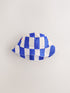 White/Blue Stripe Bucket Hat (3mths-13yrs) - White/Blue / 11-13 Years (146-158cm)