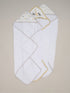 Rock-A-Bye Baby Boutique White Hooded Towels 3 Pack - Size One