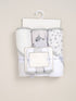 Rock-A-Bye Baby Boutique Grey Hooded Towels 3 Pack - Size One