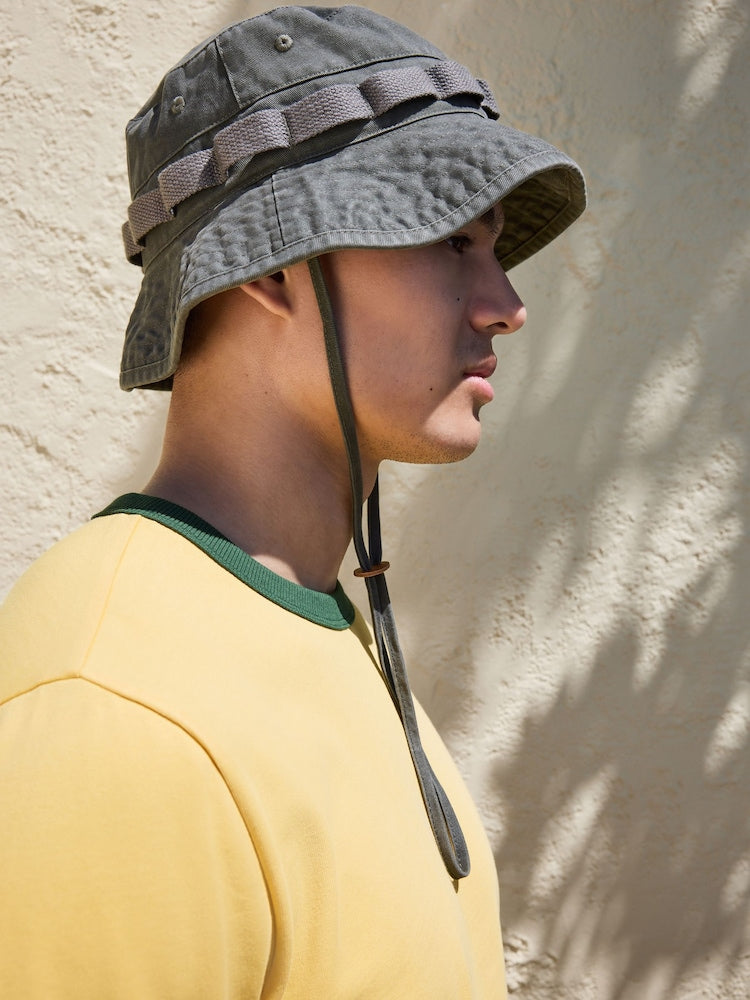 Green/Black Boonie Hats 2 Pack