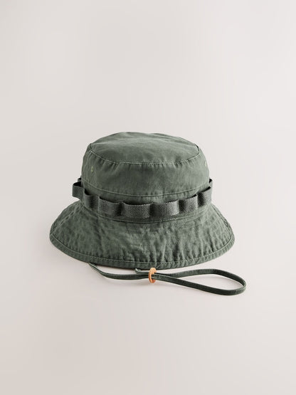 Green/Black Boonie Hats 2 Pack
