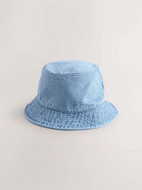 Denim Bucket Hat - Size S-M