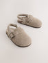 Neutral Leather Cushioned Footbed Clogs - EU 30.5 (UK 12)