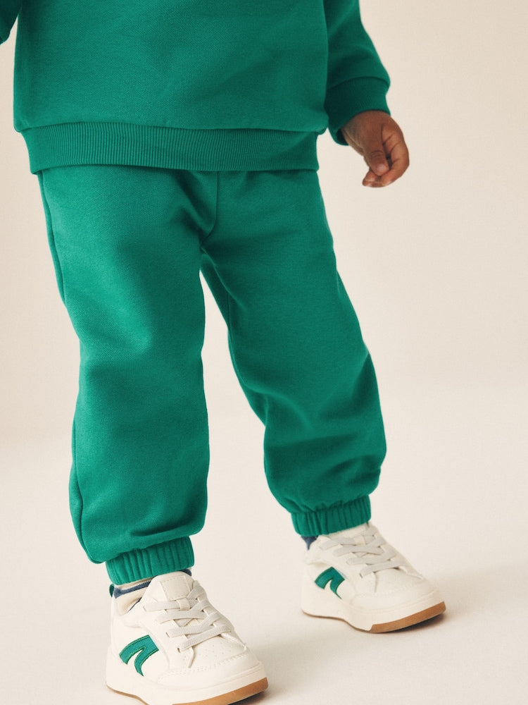 Bright Green Single Printed Crew Neck Sweat Top &amp; Joggers Set (3mths-7yrs)