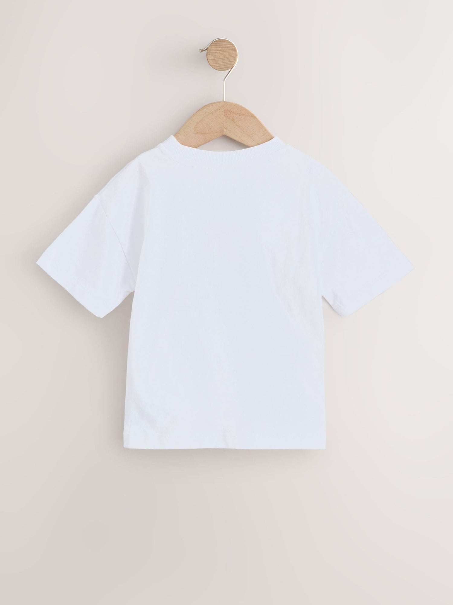White Short Sleeve Small Graphic T-Shirt (3mths-8yrs) - Size 3-6 Months (62-68cm)
