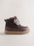 Brown Dog Standard Fit (F) Warm Lined Touch Fastening Boots - Size EU 20.5 (UK 4) - Brown Dog