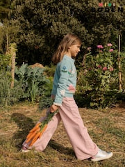Boden Pink Wide Leg Jeans - Size 2-3 Years (92-98cm)
