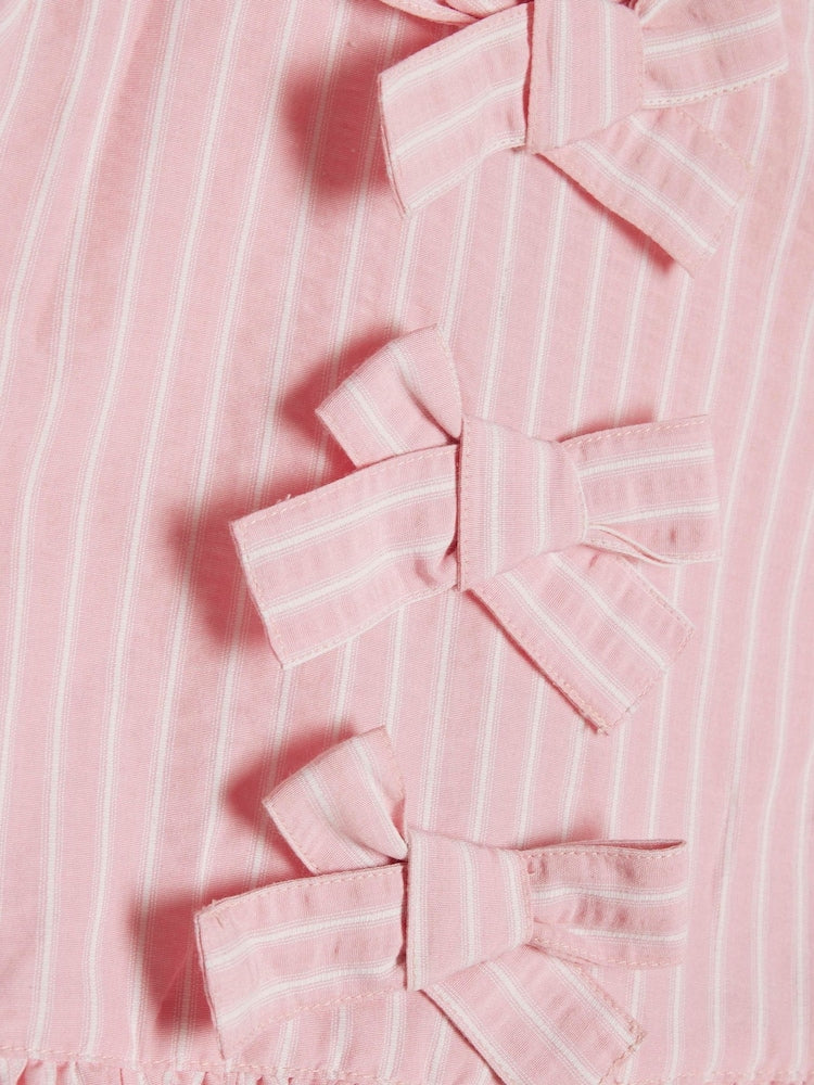 River Island Pink Seersucker Top &amp; Jeans Set