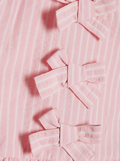 River Island Pink Seersucker Top &amp; Jeans Set