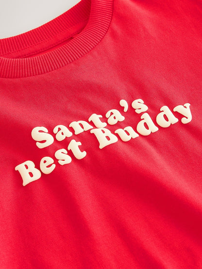 Bright Red Santa&