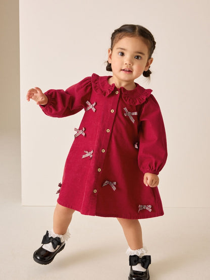 Red Cord 3D Bow Collar