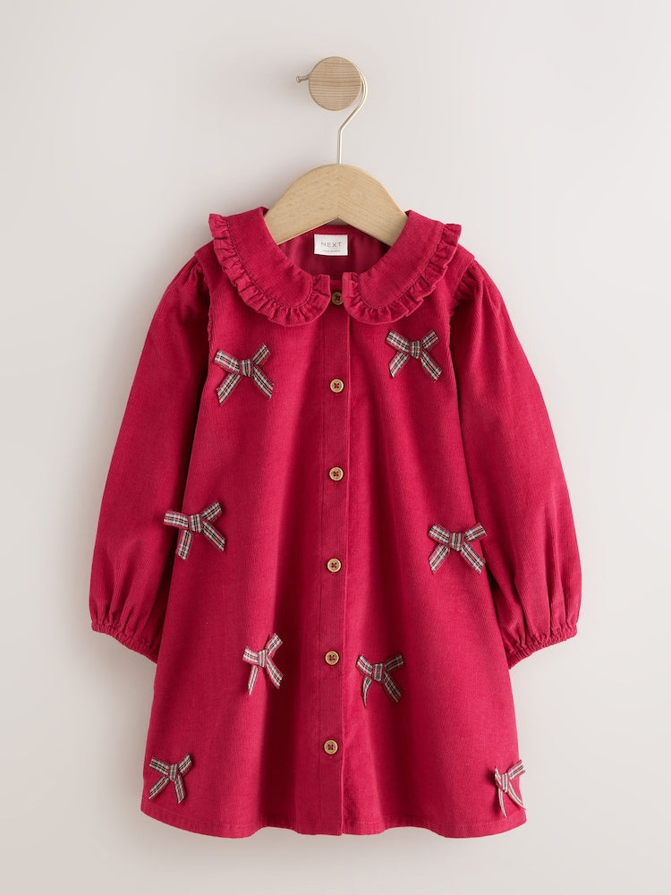 Red Cord 3D Bow Collar