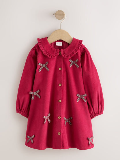 Red Cord 3D Bow Collar