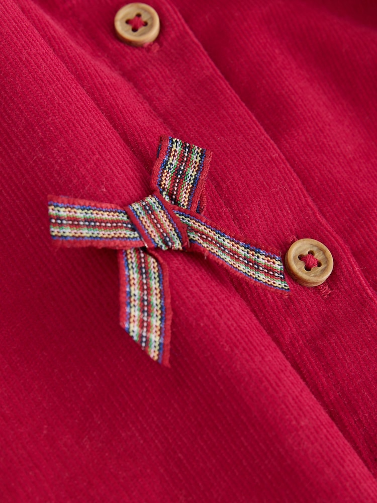 Red Cord 3D Bow Collar
