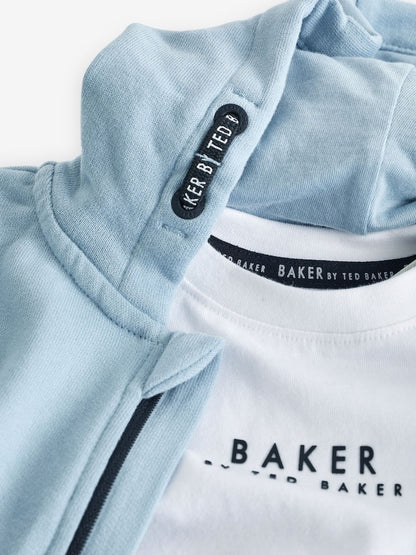 Light Blue Tracksuit Set 3 Piece