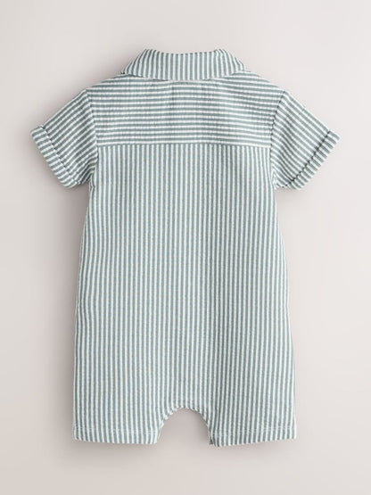 Baker by Ted Baker Textured Stripe Romper
