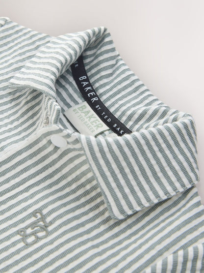 Baker by Ted Baker Textured Stripe Romper