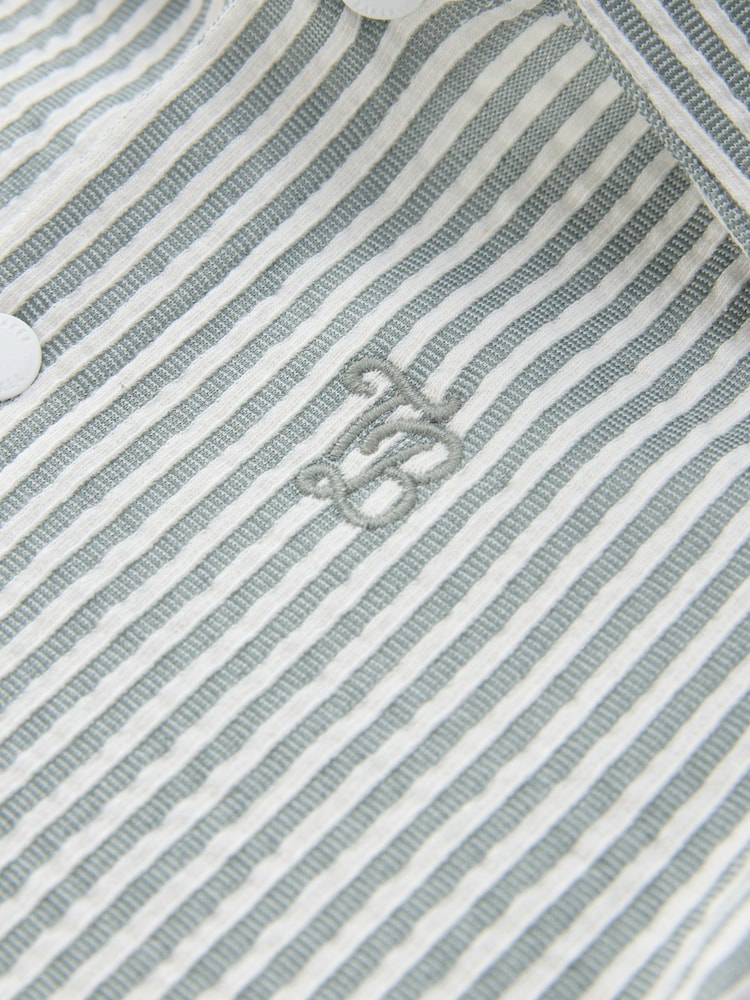 Baker by Ted Baker Textured Stripe Romper