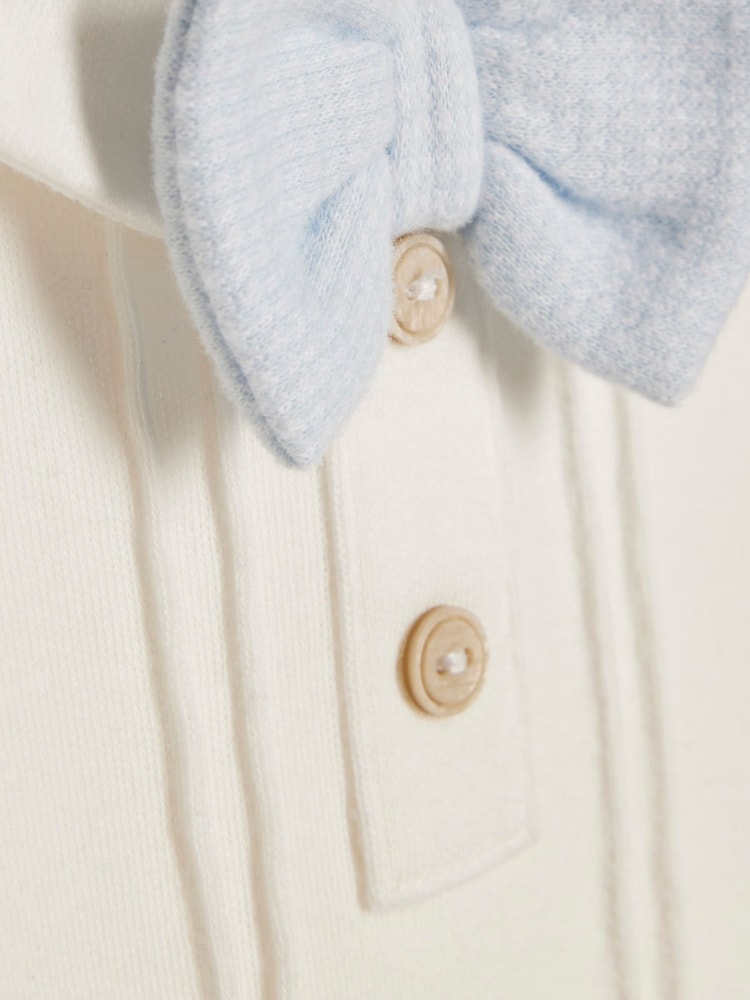 River Island Blue Long Sleeve Smart Bloomer &amp; Socks Set