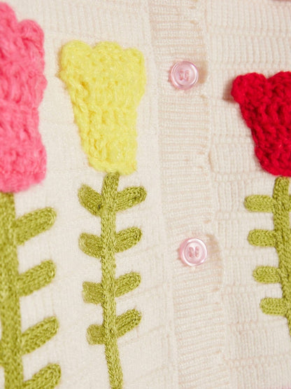 River Island Yellow Tulip Knitted Bloomer Set