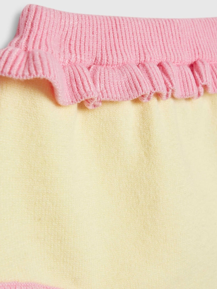 River Island Yellow Tulip Knitted Bloomer Set