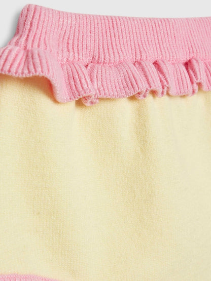 River Island Yellow Tulip Knitted Bloomer Set