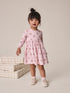 Pink Floral Long Sleeve Ribbed Dress (3mths-7yrs) - Pink Floral Long Sleeve Ribbed / 12-18 Months (80-86cm)