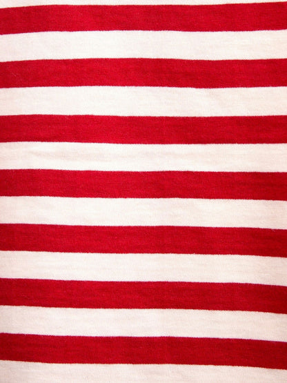 Jojo Maman Bébé Bright Red Golf Appliqué Stripe Top