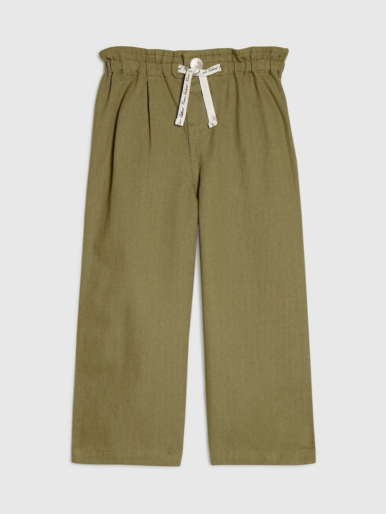 River Island Green Wide Fit Pull On Jeans