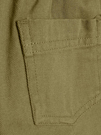 River Island Green Wide Fit Pull On Jeans