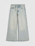 River Island Wash Blue Wide Fit Light Wash Jeans
