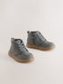 Grey Standard Fit (F) Warm Lined Lace up Boots - Size EU 20.5 (UK 4) - Grey