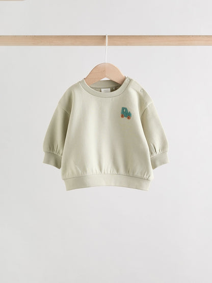 Sage Green Baby Sweater and Joggers Set (0mths-2yrs)