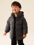 Grey Borg Lined Padded Coat (6mths-7yrs) - Grey / 12 - 18 Months (80 - 86cm)