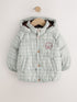 Check Hooded Padded Coat (6mths-7yrs) - Check / 12 - 18 Months (80 - 86cm)
