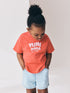 Bright Pink Smile Slogan T-Shirt (3mths-7yrs) - Bright Pink / 12-18 Months (80-86cm)
