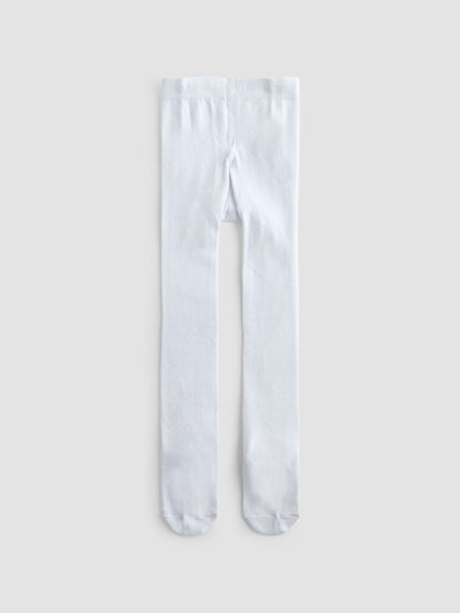 JoJo Maman Bébé White Tights - Size Up To 6 Months (50 - 68cm)
