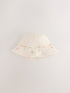 Cream Beaded Chain Bucket Hat (3-16yrs) - 11-13 Years (146-158cm)