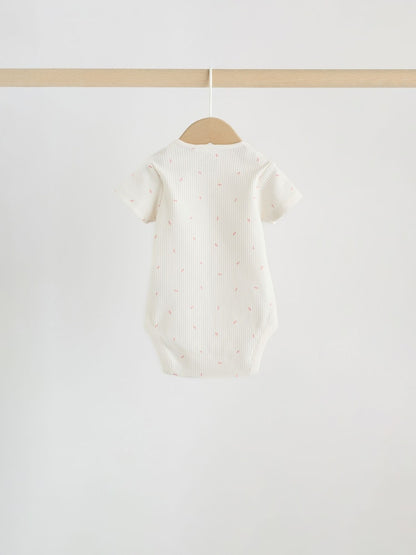 Cream Milk Club Baby Sleepsuit, Bodysuit, Bib and Hat Set 4 Piece (0-9mths)