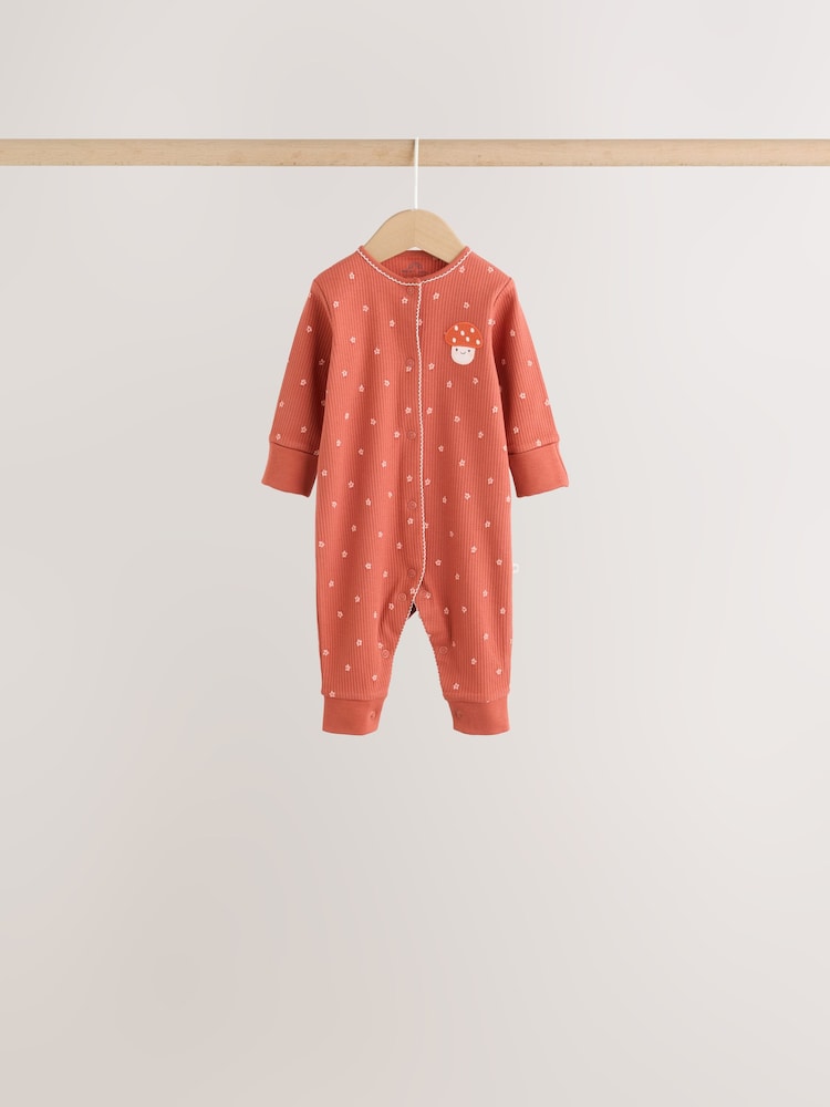 Multi Floral Baby Sleepsuits 4 Pack (0mths-3yrs)