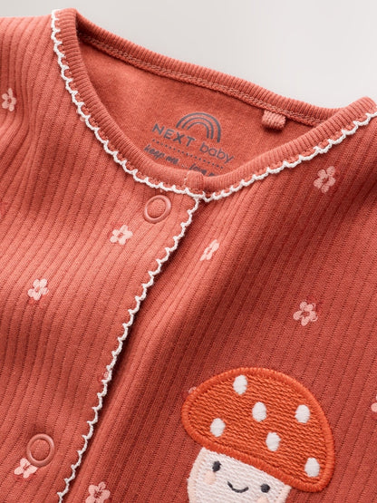 Multi Floral Baby Sleepsuits 4 Pack (0mths-3yrs)