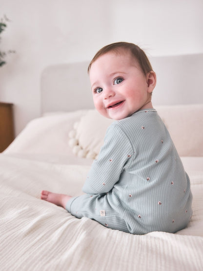 Multi Floral Baby Sleepsuits 4 Pack (0mths-3yrs)