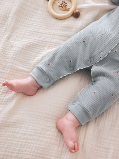 Multi Floral Baby Sleepsuits 4 Pack (0mths-3yrs)