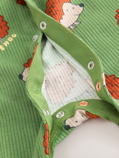 Multi Animal Baby Sleepsuits 4 Pack (0mths-3yrs)
