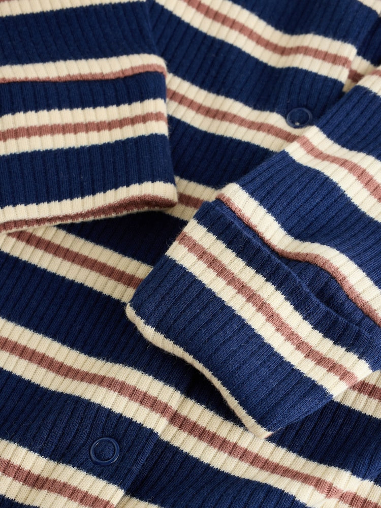 Blue/Brown Stripe
