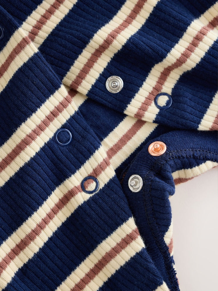 Blue/Brown Stripe