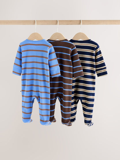 Blue/Brown Stripe